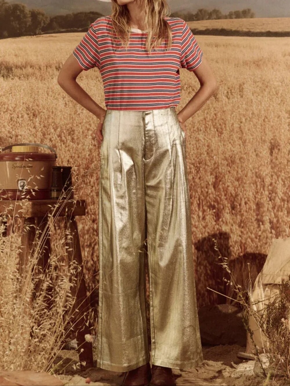 The sculpted trouser in starlight